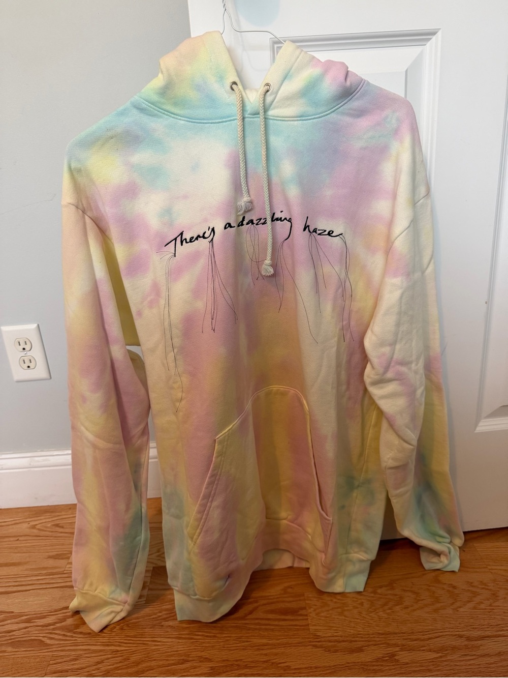 Stella McCartney x Taylor Swift Pastel Tie-Dye Hoodie in Yellow, Pink, Blue, Gr